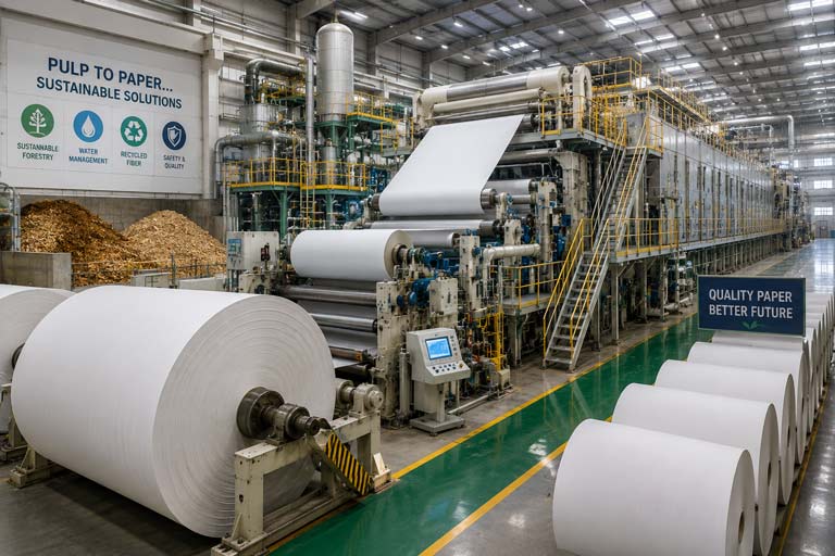 Pulp and paper industries